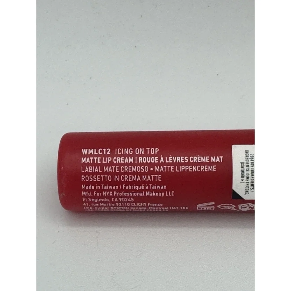 NYX Professional Makeup- Smooth Whip Matte Lip Cream- Icing‎ On Top- WMLC12- NEW